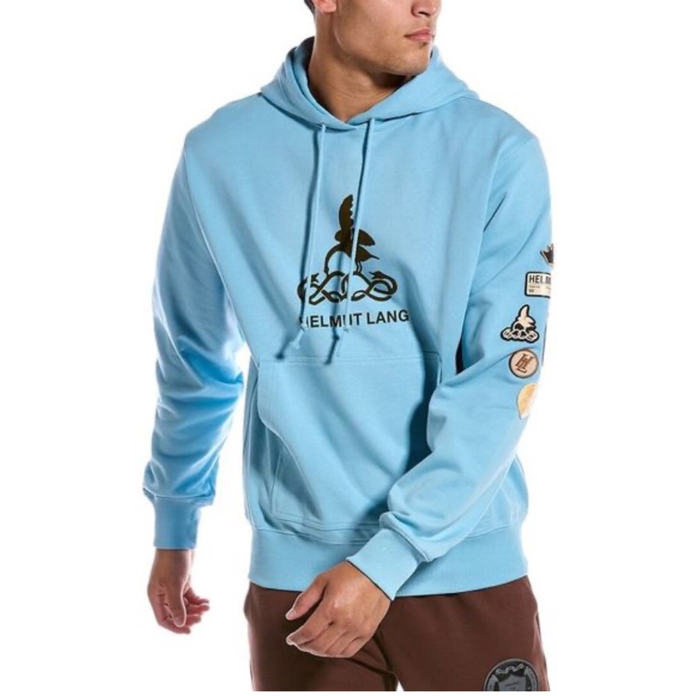 HELMUT LANG SOCIETAS HOODIE- TOPAZ - Picture 3 of 16